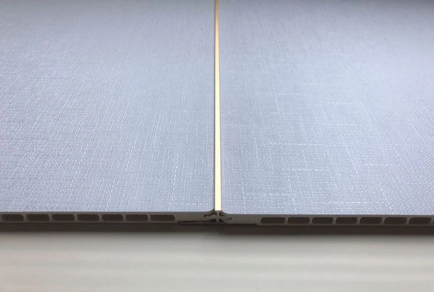 WPC Wall Panel With Aluminum Trims WPC Wall Panel With Aluminum Trims