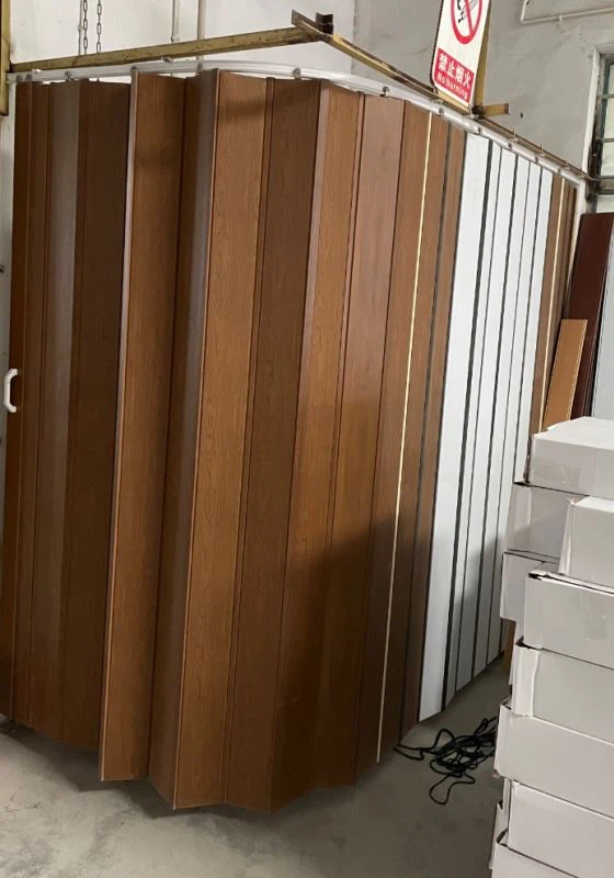 PVC folding door as separate of room