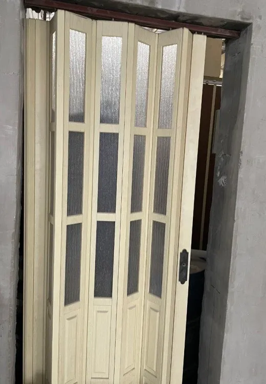 Easy sliding PVC folding door